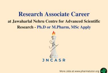Vacancy for Research Associate at JNCASR