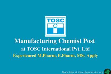 TOSC International Pvt. Ltd Job