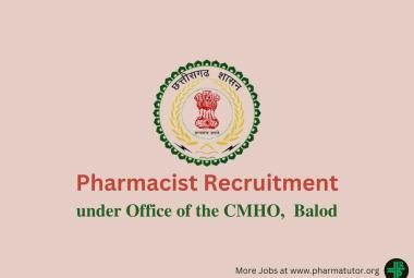 Job for Pharmacist under Office of the CMHO 