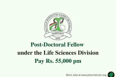 Job for Post-Doctoral Fellow under the Life Sciences Division of IASST