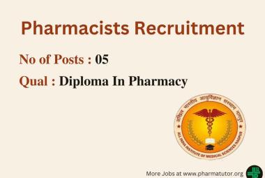Job Openings for Pharmacists at All India Institute of Medical Sciences