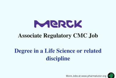 Merck KGaA opening for Associate Regulatory CMC
