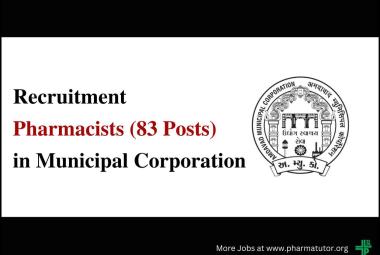 Openings for Pharmacists in Municipal Corporation
