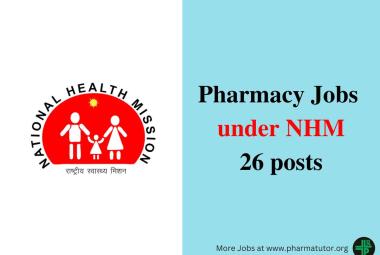 Pharmacy jobs under National Health Mission