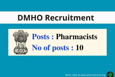Recruitment for Pharmacists under District Medical and Health Officer