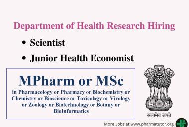 Vacancy for Scientist, Junior Health Economist in the Department of Health Research