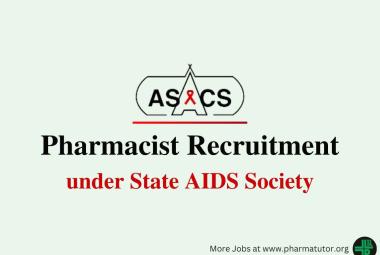 Walk in for Pharmacist under State AIDS Society