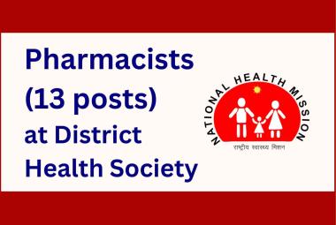 Apply Online for Pharmacists at District Health Society