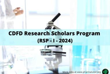 CDFD Research Scholars Program