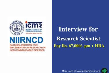 Interview for Research Scientist at NIIRNCD