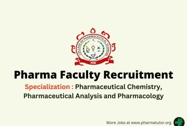 Job for Associate Professor and Assistant Professor at College of Pharmaceutical Sciences, Puri