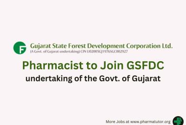 Opportunity for Pharmacist to Join GSFDC