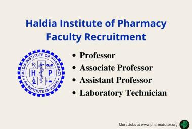 Job for Professor, Associate Professor, Assistant Professor, Laboratory Technician at Haldia Institute of Pharmacy