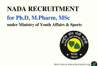 NADA Hiring pharma candidates