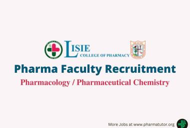 Pharmacology/ Pharmaceutical Chemistry Faculty wanted in Lisie College of Pharmacy