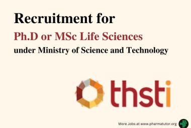 THSTI Life Sciences Recruitment