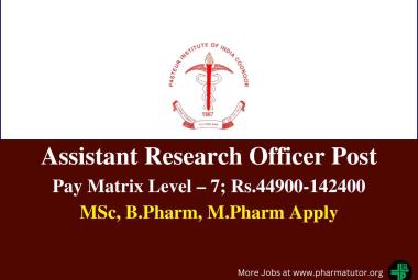 Vacancy for Assistant Research Officer at Pasteur Institute of India