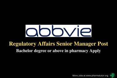 AbbVie looking for Regulatory Affairs Senior Manager