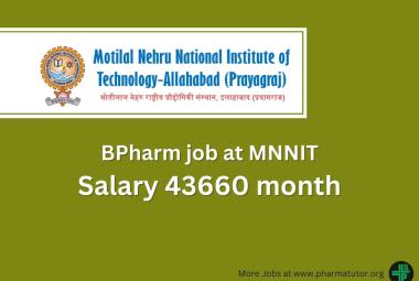 Applications are invited for BPharm at MNNIT