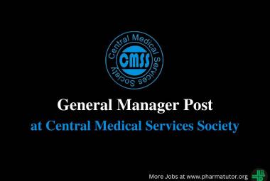 Applications are invited for post of General Manager at CMSS