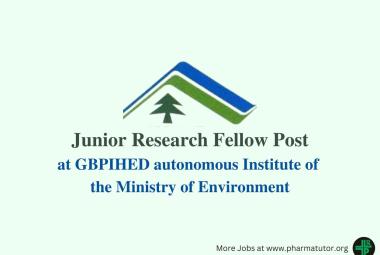 Applications are invited for post of Junior Research Fellow at GBPIHED