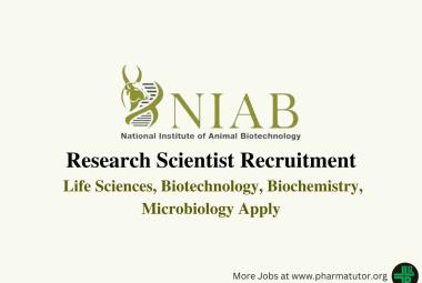 Applications are invited for post of Research Scientist at NIAB