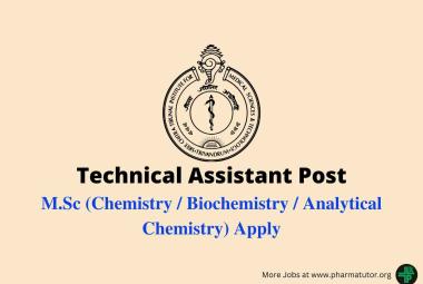 Applications are invited for Technical Assistant at SCTIMST