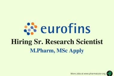 Eurofins Scientific Hiring Sr. Research Scientist