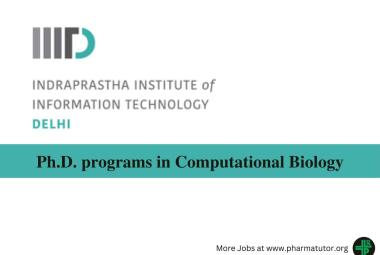 IIIT-Delhi offers Ph.D. programs in Computational Biology