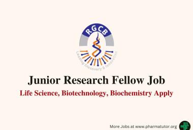 Vacancy for Junior Research Fellow at Rajiv Gandhi Centre for Biotechnology