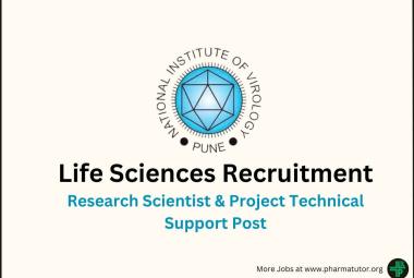 Life Sciences Recruitment at National Institute of Virology