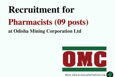 Opportunity for Pharmacists to Join Odisha Mining Corporation Ltd