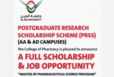 Postgraduate Research Scholarship Scheme AA and AD Campuses