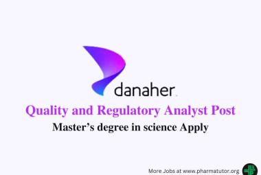 Require Quality and Regulatory Analyst at Danaher