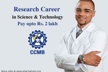 Research Career in Science & Technology at CCMB