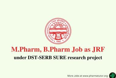 Vacancy for M.Pharm, B.Pharm as Junior Research Fellow at Panjab University