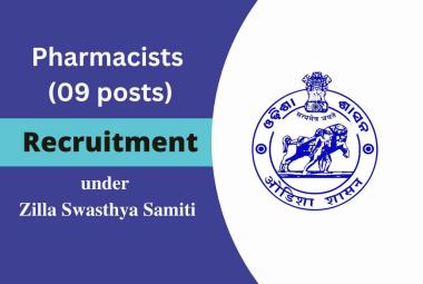 Vacancy for Pharmacists at Zilla Swasthya Samiti