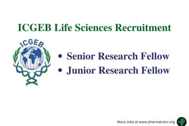 ICGEB Life Sciences Recruitment
