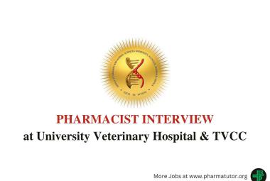 Interview for Pharmacist at University Veterinary Hospital & TVCC
