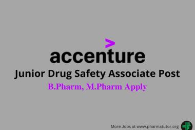 Job as Junior Drug Safety Associate at Accenture