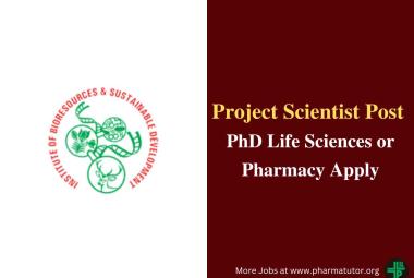 Job for PhD Life Sciences or Pharmacy as Project Scientist at IBSD