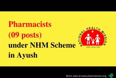 Job opening for Pharmacists under NHM Scheme in Ayush
