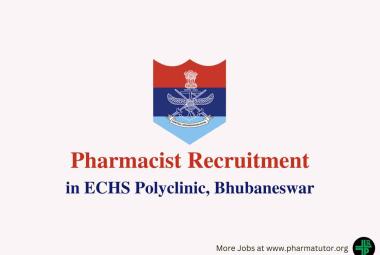 Vacancy for Pharmacist in ECHS polyclinic