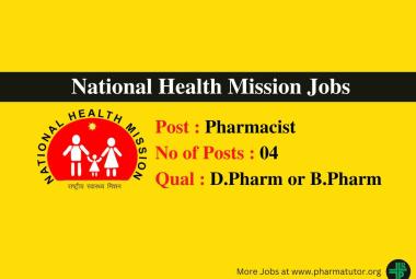 Vacancy for Pharmacists under National Health Mission