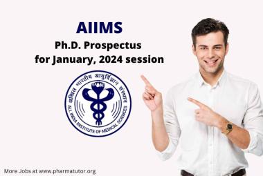 AIIMS Ph.D. Prospectus for January, 2024 session