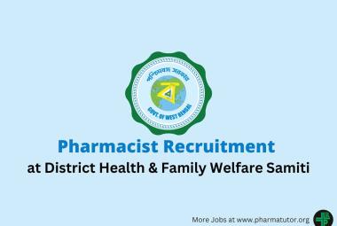 District Health & Family Welfare Samiti, SMP invite application for post of Pharmacist