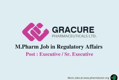 Hiring for Regulatory Affairs at Gracure Pharma