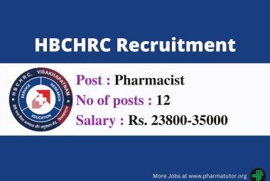 Interview for Pharmacists at Homi Bhabha Cancer Hospital & Research Centre