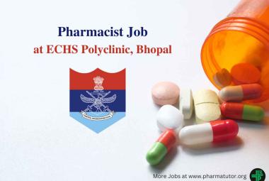 Job for Pharmacist in ECHS Polyclinic Bhopal