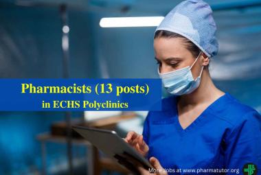 Job Openings for Pharmacists in ECHS Polyclinics